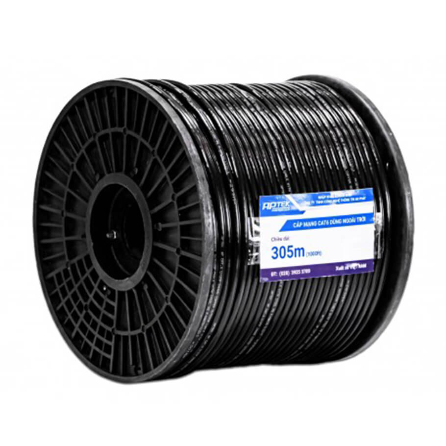 Cáp mạng Cat6 UTP Copper Outdoor APTEK 630-1122-3
